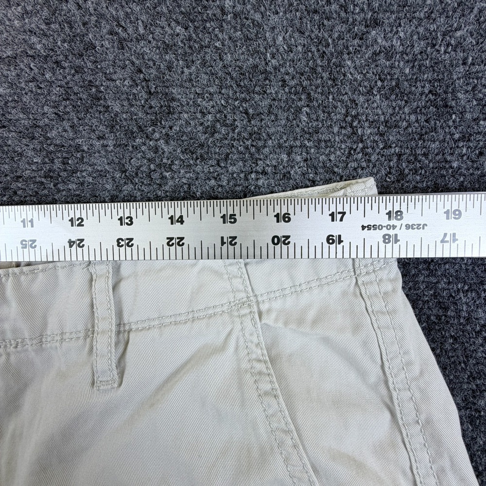 Arizona Jean Co The Original Chino Shorts Mens‎ 35x10 White Cotton Flat Front - Picture 4 of 12